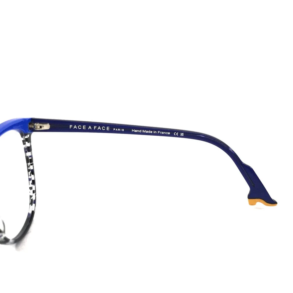 Bocca by Face A Face Eyeglasses Frames KAHLO 3 Col 2162 Blue Cat Eye 55-16-145
